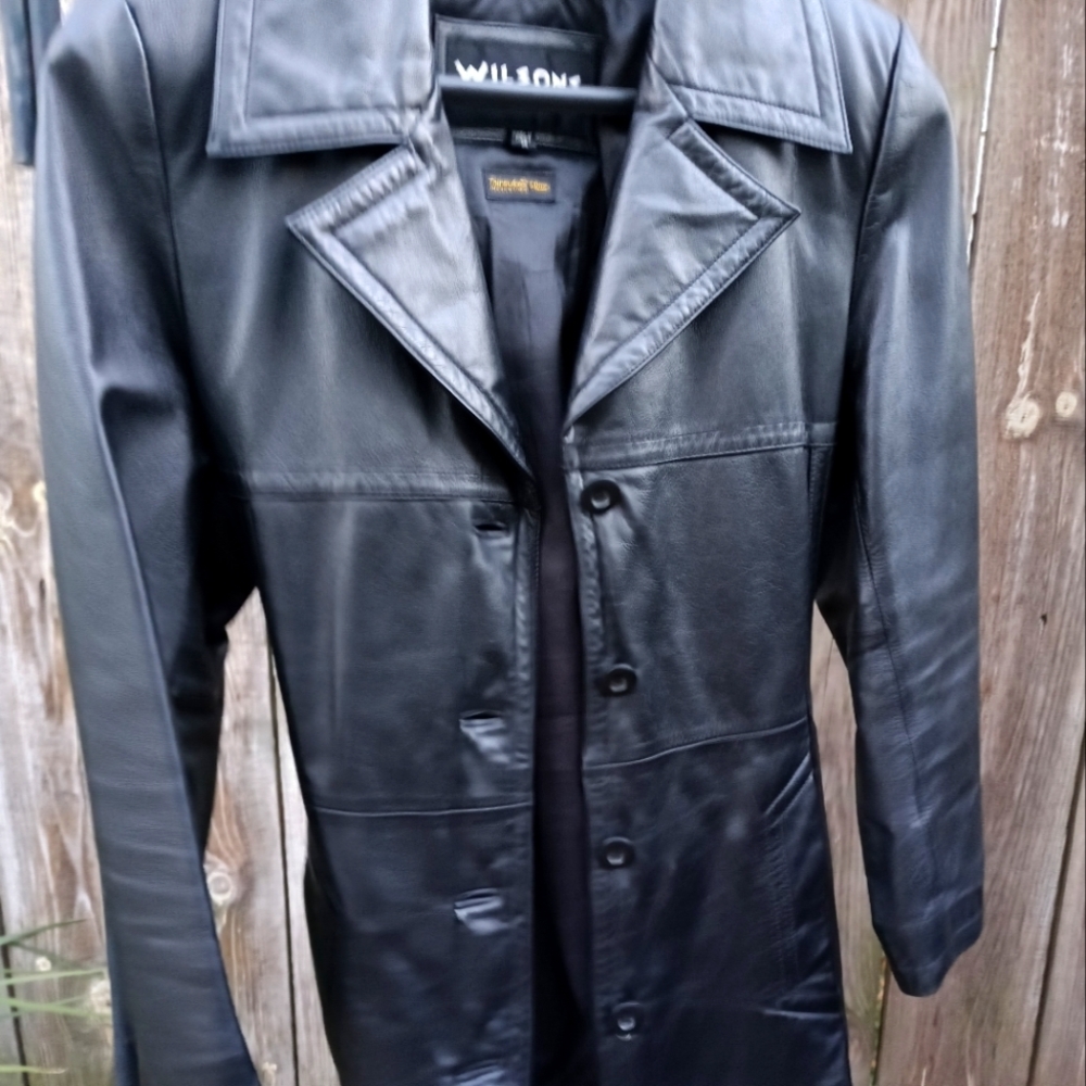 90's Womens Wilsons Black Leather